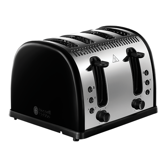 Legacy 4 Slice Toaster - Black
